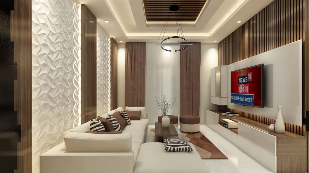 Classy & Customized 3BHK Home Interior Design in Behala, Kolkata | ZAD ...