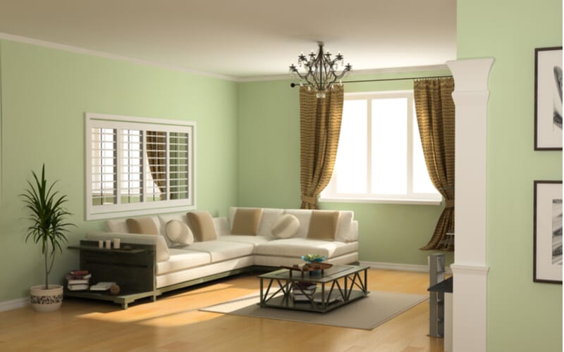 Green Color Combinations For Living Room | Top 10 Painting Ideas in ...